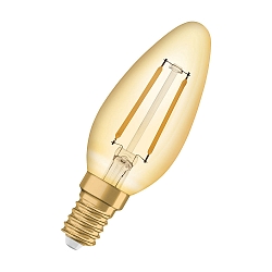 Filamentlampe Vintage 1906 LED 12 B10,5 1.5 W/2400 K Kerze E14