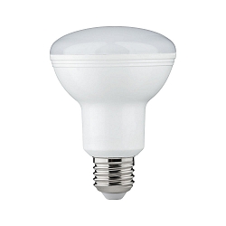 LED Reflektorlampe R80, E27, 10W 2700K 900lm, wei / opal