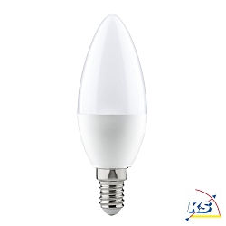 3er-Set LED Kerzenlampe, E14, 5.5W 2700K 470lm, wei / opal