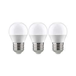 LED Lampadina Goccia/Gocce G45 Set di 3 E27 3,5W 250lm 2700K CRI >80 