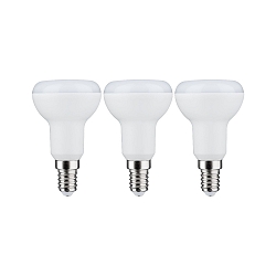 3er-Set LED Reflektorlampe R50, 230V, E14, 5.5W 2700K 450lm 130cd 120, wei