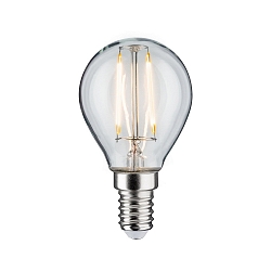 LED Filament Tropfen P45, 230V, E14, 4.8W 2700K 470lm, dimmbar, Glas klar
