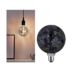 LED Deco Globe Lamp G125 Miracle Mosaic BLACK, 230V, E27, 5W 2700K 470lm, dimmable