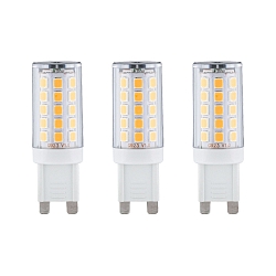 3er-Set LED Stecksockellampe STS, 230V, G9, 2.2W 2700K 250lm, klar