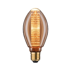 Dekoratives LED Filament B75 INNER GLOW RING, E27, 3.6W 1800K 120lm, dimmbar, Goldglas