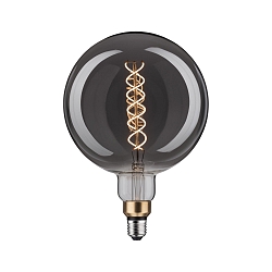 LED Filament BIG GLOBE, Doppel-Spiral,  20cm, 230V, E27, 7W 1800K 200lm, dimmbar, Rauchglas