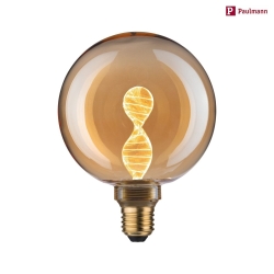 Lampadina a globo INNER GLOW HELIX G125 E27 3,5W 180lm 1800K 360 CRI >80 