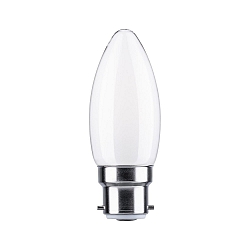 LED Kerzenlampe B22d, 4,7W, 4000K, 470lm, matt