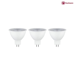 Lampadina con riflettore a LED Set di 3 GU5,3 6W 450lm 2700K 38 CRI >80 