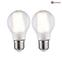 LED lamp pear set of 2 E27 7W 806lm 4000K 360 CRI >80 