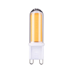 LED Stiftsockel Glas G9, 4,6W, 2700K, 470lm, klar
