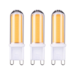 LED Stiftsockel Glas G9, 4,6W, 2700K, 470lm, 3er Pack klar