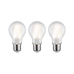 Lampe LED forme poire lot de 3 E27 9W 1055lm 4000K CRI 80-89