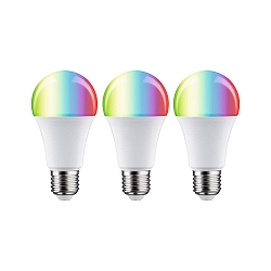 WIFI LED Smart light bulb RGBW set of 3, ZigBee controllable E27 11W 1055lm 2200-6500K CRI 80-89 dimmable