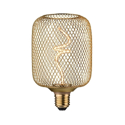 Lampe � filament LED METALLIC GLOW CYLINDER 3-STEP DIM E27 4W 180lm 1800K CRI >80 gradable