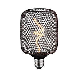 Lampe � filament LED METALLIC GLOW CYLINDER 3-STEP DIM E27 4W 160lm 1800K CRI >80 gradable