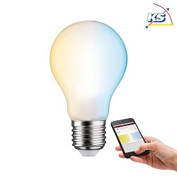 LED ZigBee Filament Pear Lamp TW, 230V, E27, 7W 2200-6500K 806lm, dimmable, matt