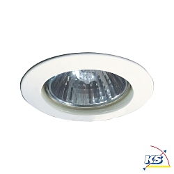 Recessed luminaire PREMIUM LINE, round, 230V, GU10, 51mm, white/aluminum