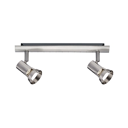 Spot TEJA 2-Lampadine GU10, Nichel satinato dimmerabile