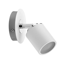 Spot TUBE 1-Lampadina GU10 IP44, Cromo, Bianco dimmerabile