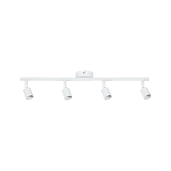 Spot CAROLINA 4 flammes GU10, blanc mat gradable