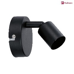 spot CAROLINA 1 flame GU10, black matt dimmable
