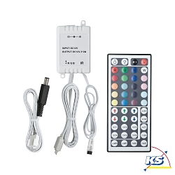LED Controller YOUR LED, 12V DC, with IR remote control, plastic