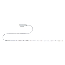 Bande LED PLUG 'N' PLAY USB LED STRIP avec connexion USB blanche