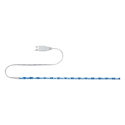 Bande LED PLUG 'N' PLAY USB LED STRIP avec connexion USB blanche
