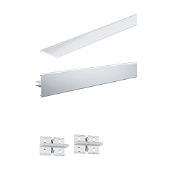 MaxLED / Your LED Strip Duo Alu-Profil Set, 100cm, inkl. Seiten-Diffusoren, Alu eloxiert