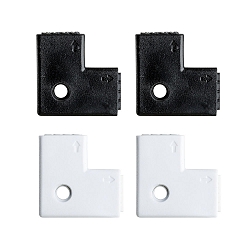 Accessories for YOUR LED Corner connector 90, set of 4, white/black