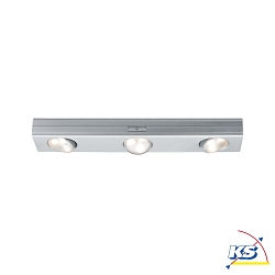 LED Under Cabinet luminaire JIGGLE LED, 30cm, 6x1,5V AAA, chrome matt, dimmable, battery powered