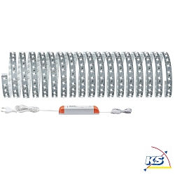 LED Strip MaxLED 500 Basis-Set, unbeschichtet, inkl. Steckertrafo, 50W 6500K 550lm/m, dimmbar 10 Meter, Tageslichtwei