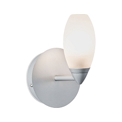 Paulmann Wall luminaire Carina IP44 1 flame chrome matt, excl. lamp, max. 28W G9