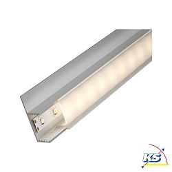 Paulmann Socle Profile with diffuser anodized aluminum, height 3,5cm