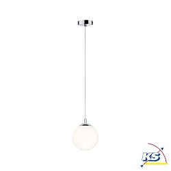 Luci a sospesione CALMA 1-Lampadina, rotondo E27 IP44, Cromo, Raso dimmerabile