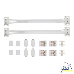 Connecteur YOURLED lot de 2, 4 ples, universal, blanche