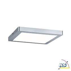 LED Panel ATRIA, eckig, 22 x 22cm, 20W 4000K 1150lm, dimmbar, Chrom matt