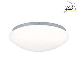 Applique et plafonnier LEONIS LED rond, cambré IP44, blanche