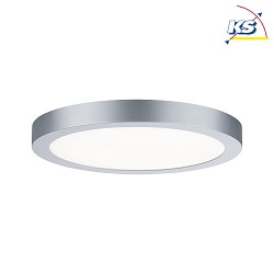 LED Panel ABIA, round,  30cm, IP20, 230V, 22W 2700K 2200lm, chrome matt