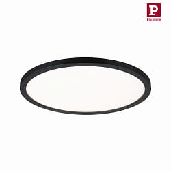 LED Panel ATRIA,  29.3cm, 230V, 16W 3000K 1600lm, Kunststoff, Schwarz