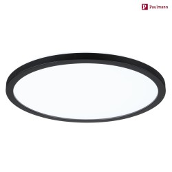 LED Panel ATRIA,  29.3cm, 230V, 16W 4000K 1600lm, Kunststoff, Schwarz