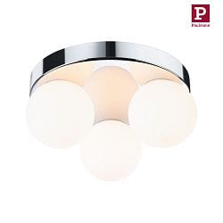 wall and ceiling luminaire GOVE G9 IP44, chrome, mat 