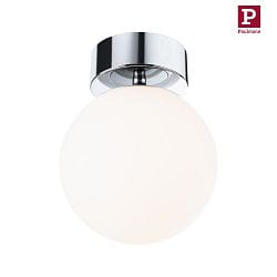 wall and ceiling luminaire GOVE IP44, chrome, mat 