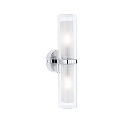 wall and ceiling luminaire LUENA E14 IP44, chrome, mat 