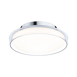 wall and ceiling luminaire LUENA IP44, chrome, mat 