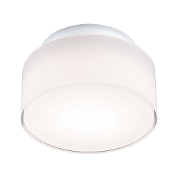 Luminaire de salle de bain MARO rond IP44, mat, blanche 