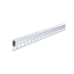 recessed profile LUMITILES TOP with diffuser, anodised aluminium, satin