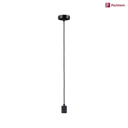 Luminaire  suspension NEORDIC TILLA  1 flamme E27 IP20, noir  gradable