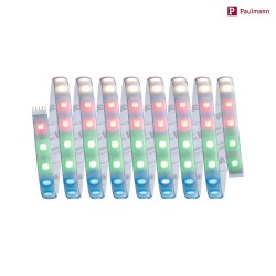 LED Strip Basis-Set MaxLED 500 ZIGBEE RGBW PROTECT COVER, IP44, 24V, Silber, verlngerbar, dimmbar, 300cm, 27W, Trafo 60VA